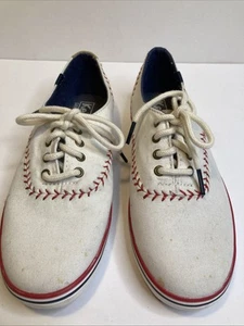 Keds Champion Pennant Womens 6.5 M Canvas Sneakers Baseball Ortholite Shoes - Picture 1 of 8