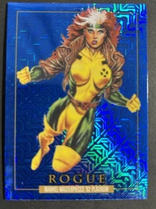 2024 Skybox Marvel Masterpieces '92 Platinum Rogue #79 BLUE TRAXX - Picture 1 of 2
