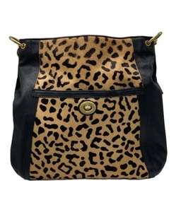 【Deber en EE. UU.】Bolso de un hombro Harako con estampado de leopardo COACH - Imagen 1 de 10