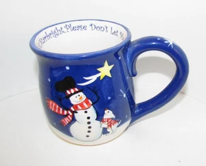 Christmas Mug  Snowman "Starlight, starbright, please don't let me melt tonight" - Picture 1 of 7