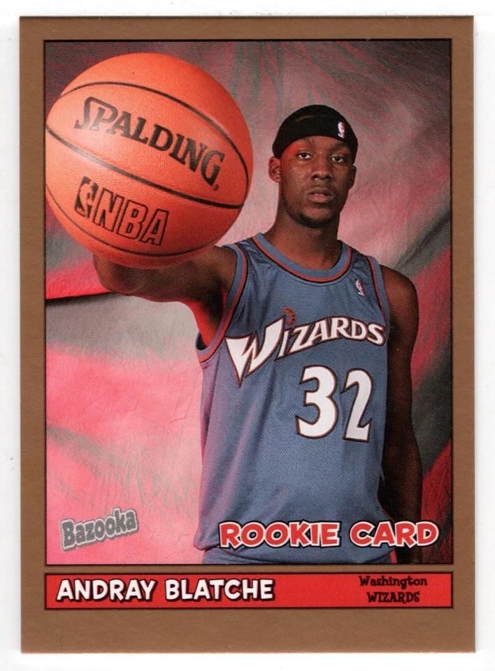Andray Blatche - Wizards - GOLD (Basketball Card) 2005-06 Topps Bazooka # 185 MT - Image 1 of 1