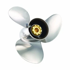Solas Saturn Tohatsu Yamaha 50-60-70-80-90-100-115-130 Propeller SS RH 13-1/2x15 - Picture 1 of 8