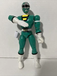 Vintage 1997 Bandai Power Rangers Green Ranger Actionfigur 8" Windup Chopping - Bild 1 von 9