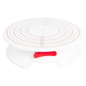 TT-12 Revolving Cake Stand (White) - Picture 1 of 5