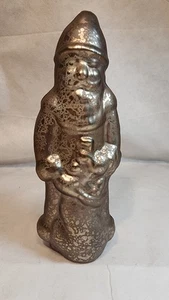 Vintage Weihnachtsmann Merkur Glas Weihnachten stehend Ornament Figur - Bild 1 von 6
