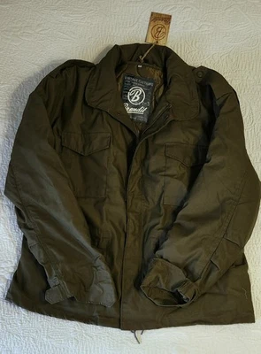 Brandit Classic M65 Men's Army Field Jacket  Military Style Coat Olive 5XL NWT - Image 1 of 4