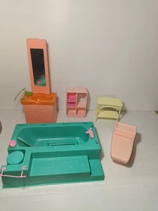 Lote De Muebles Mixtos Barbie Años 70, LEER BIEN - Imagen 1 de 10