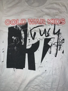 Camiseta De Colección Guerra Fría Niños Banda Concierto Blanca Todas las Tallas AQ118 - Imagen 1 de 3