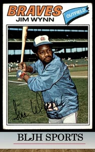 1977 Topps #165 Jim Wynn Atlanta Braves - Picture 1 of 2