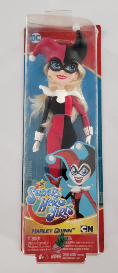 DC Superhero Girls Harley Quinn 11" Fashion Doll Cartoon Network Mattel