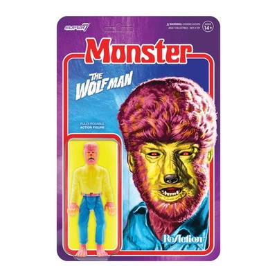 SUPER7 Universal Monsters The Wolf Man Costume Colors ReAction Figure 3.75" NEW Foto 1 de 2