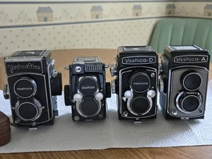 YASHICA JAPAN TLR COLLECTION MODELS: YASHICAFLEX, 44LM, D, A 4x4, 6x6 - Picture 1 of 15