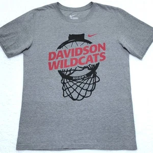 TEAM ISSUED Nike Davidson Wildcats gray basketball shirt Adult Men's SMALL S - Picture 1 of 5