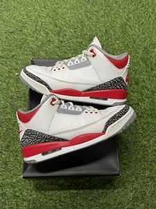 Nike Air Jordan 3 Retro Fire Red 2022 DN3707-160 Größe 9,5 gebraucht - Bild 1 von 9