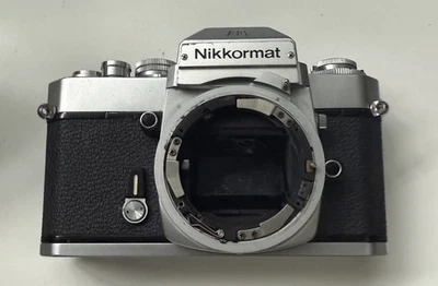 Black Nikkormat EL 35mm SLR for Parts/Repair - Image 1 of 2
