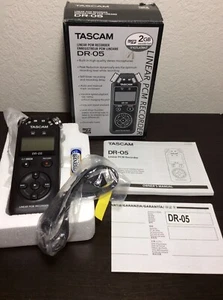 BNIB Tascam DR 05 Handheld Digital Portable Audio Recorder - Picture 1 of 7