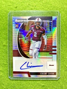 Jeremy Chinn AUTO HYPER PRIZM ROOKIE CARD #/75 RC 2020 Panini Prizm MAKE A OFFER - Picture 1 of 24