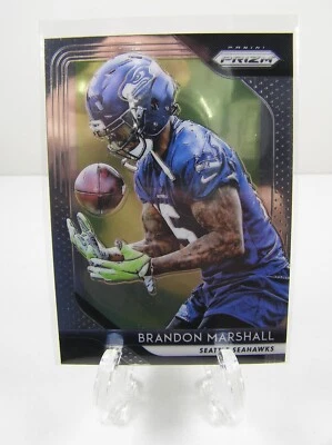 Panini Donruss Prizm 2018 Football Card #23 Brandon Marshall Seattle Seahawks - Image 1 of 2