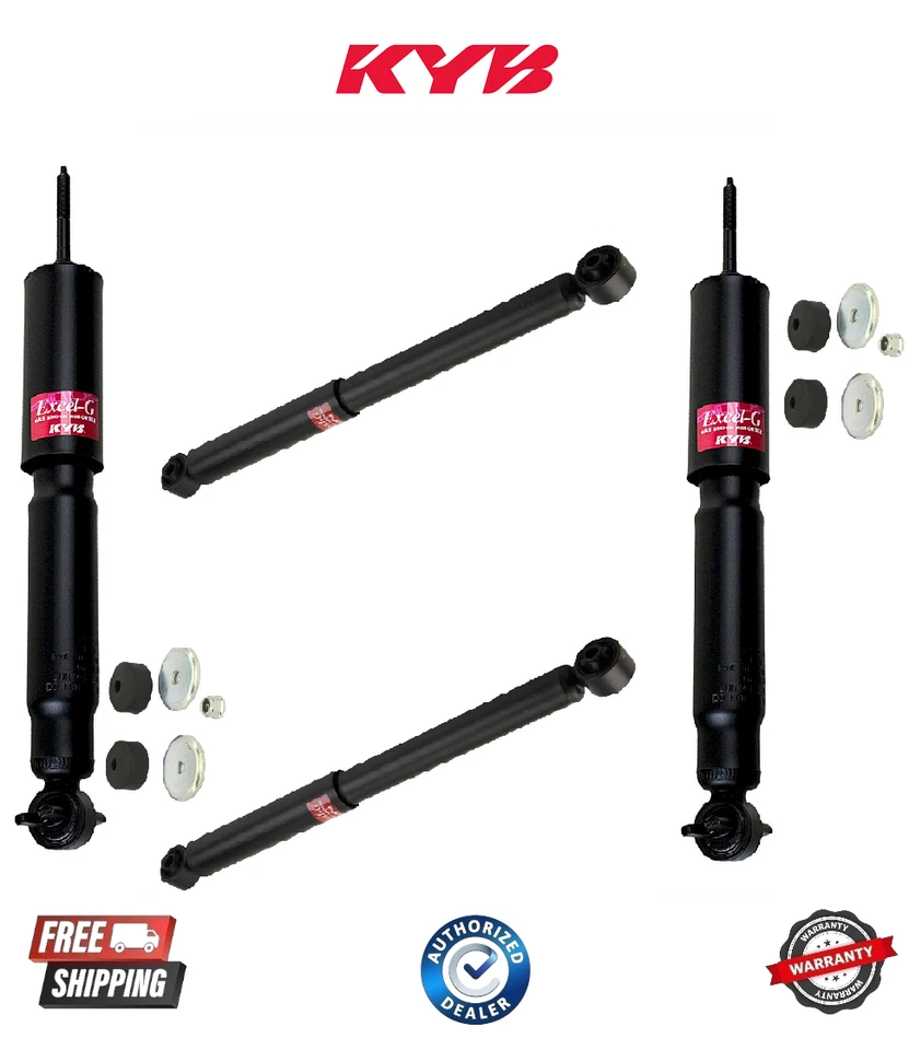 Kit de amortiguadores delanteros y traseros KYB Excel-G para Chevy Silverado/GMC Sierra 1500 tracción trasera Foto 1 de 1