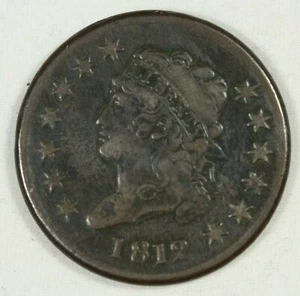 1812 klassischer Kopf großer Cent 0,01. Schön, fein.  - Bild 1 von 3