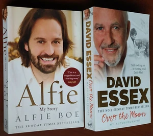 2 LIBROS INGLÉS CON FOTOS 1-ALFIE MY STORY 280 PAGS Y 2-OVER THE MOON 314 PAGS - Imagen 1 de 2