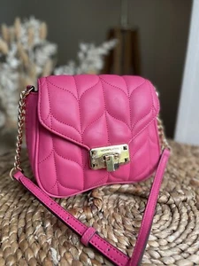 Michael Kors Umhängetasche rosa gesteppt Leder klein - Bild 1 von 18