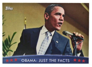 2008 Topps OBAMA: Just The Facts #2 PRESIDENT OBAMA Inaugural Edition NM+ - Picture 1 of 3