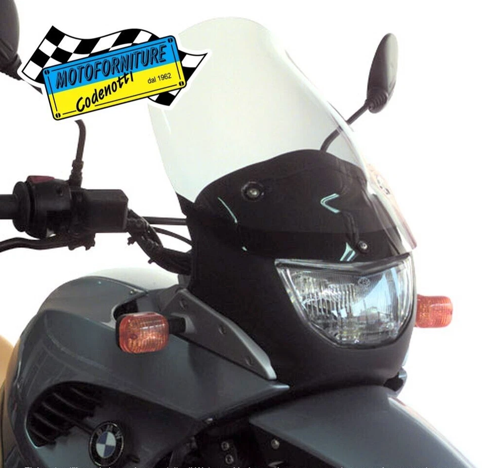 Cupolino Parabrezza Fumè GIVI D234S (41,1 x 34) Per BMW F 650 GS 2000-2003 - Immagine 1 di 1