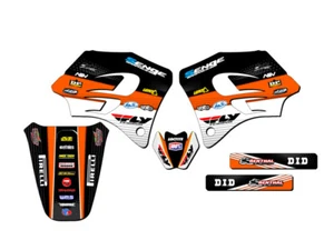 1998-2001 SX 65 RICOCHET Orange Senge kit de gráficos compatible con KTM - Imagen 1 de 10
