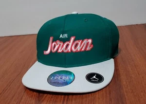 New Air Jordan Youth Green Neon Pink Snapback  9A0215-E85 - Picture 1 of 5