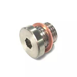 O2 Sensor Bung Plugs Stainless Steel M12x1.25 Oxygen Wideband Bung Plug Hex for - Picture 1 of 8
