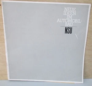 Prospekt NSU "Neue Ideen im Automobil Bau" - Bild 1 von 5