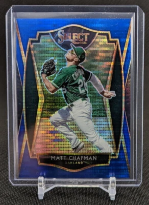 Matt Chapman 2021 Panini Select #6/13 Blue Pulsar Parallel Oakland Athletics - Image 1 of 2