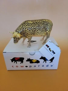 Rare Vintage Leopard Cow Parade New York City Retired 2000, #9160, Original Box - Picture 1 of 4