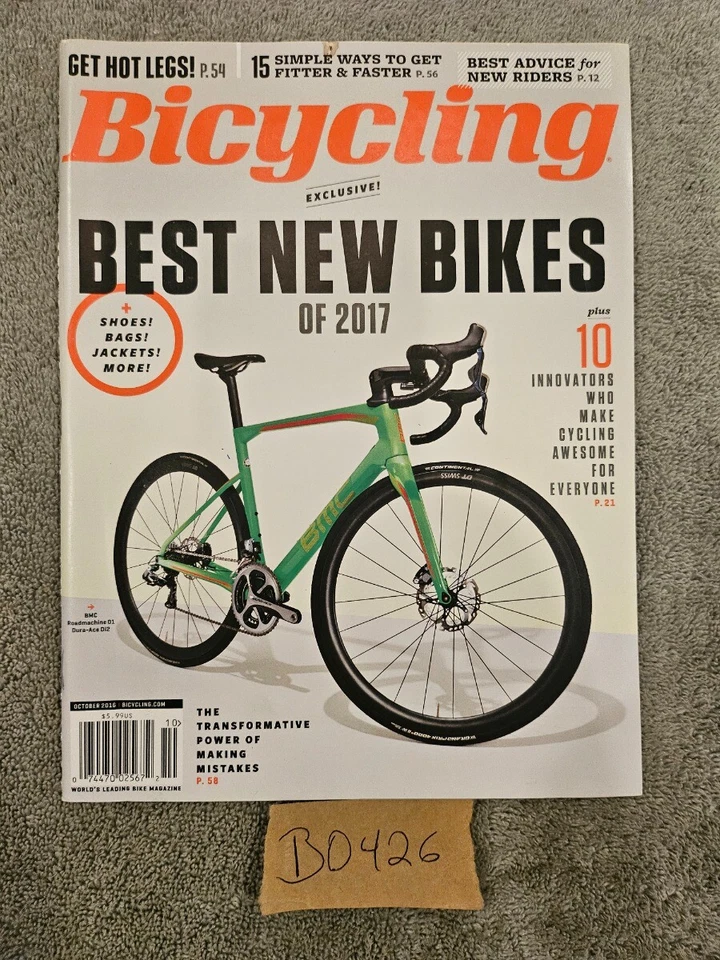 BICYCLING MAGAZINE /GUID 2017 / BEST NEW BIKES 10 INAVATORW WHO MAKE BIKES - Image 1 of 1