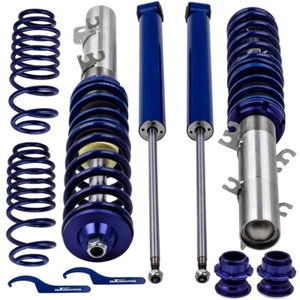 Maxpeedingrods COILOVERS SUSPENSION KIT For VW GOLF / GTI / JETTA MK4 99-05 - Picture 1 of 11