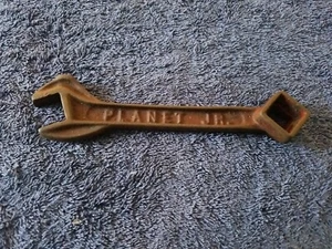 Vintage PLANET JR #3 Cast Iron Red Farm Implement Multi Wrench - Picture 1 of 4