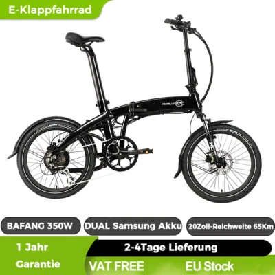 BEST E-Bike 20 Zoll Klapp Elektrofahrrad Bafang 350W Motor Doppeltes SAMSUNG 36V10.5A
