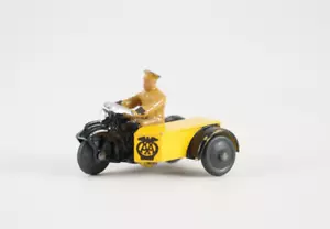 Dinky Toys GB N.44B Motor Cycle Patrol Aa Motocicletta Moto - Foto 1 di 9