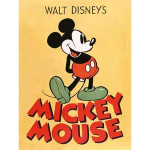 Mickey Mouse (Mickey) Official 30 x 40cm Canvas Print Wall Art - Picture 1 of 1