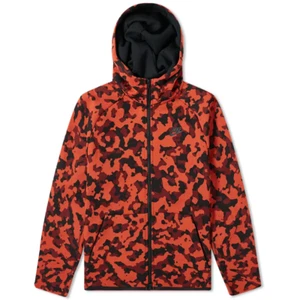 Herren Nike Sportswear Tech Fleece Kapuzenpullover CJ5975 603 rot tarnfarben Größe S_2XL - Bild 1 von 6
