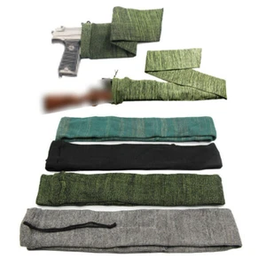 14" 54" 62" Tactical Silicone Gun Sock Rifle Shotgun Pistol Sleeves Cover Case - Picture 1 of 22