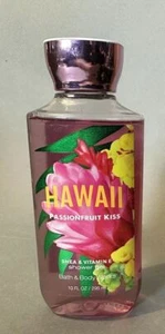 Bath & Body Works Hawaii Passionfruit Kiss 10 oz Body Wash Old Store Stock - Picture 1 of 2