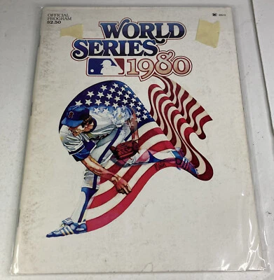1980 World Series MLB Official Program Houston Astros vs Philadelphia Phillies - Image 1 of 2
