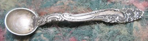 (2) Sterling Silver Salt Spoons 2 3/4" - Picture 1 of 5