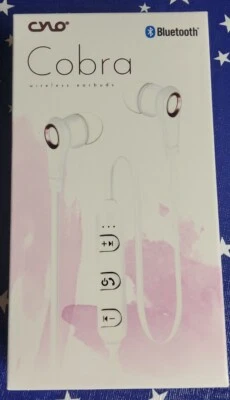 CYLO Cobra Bluetooth Wireless Earbuds White with Pink Rose Gold CY3298. New box - Image 1 of 4