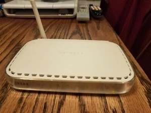 Router inalámbrico G Netgear WGR614 54 Mbps 4 puertos 10/100 (WGR614NA) USADO como está - Imagen 1 de 5