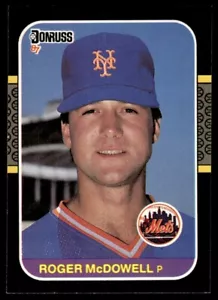 1987 Donruss Roger McDowell New York Mets #241 - Picture 1 of 2