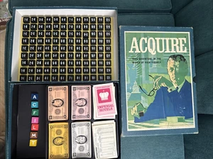 Juego de mesa de estantería St. Paul Minnesota vintage 1968 ACQUIRE - 3M completo - Imagen 1 de 8