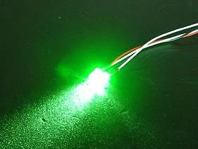 Precision-Crafted 3Racing 5mm Flash LED Light - Green - Image 1 of 1